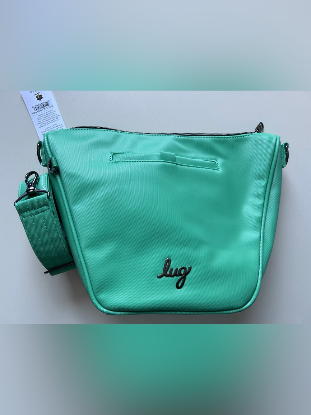 LUG QUEST SATIN LUXE CROSSBODY SPEARMINT NWT - Picture 2 of 8